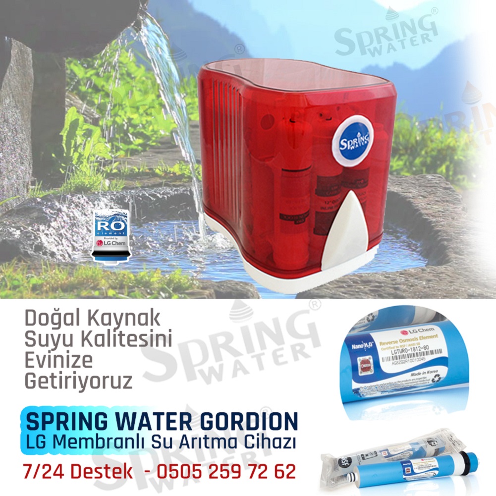 LG Filtreli spring-water-gordion-su-aritma-cihazı
